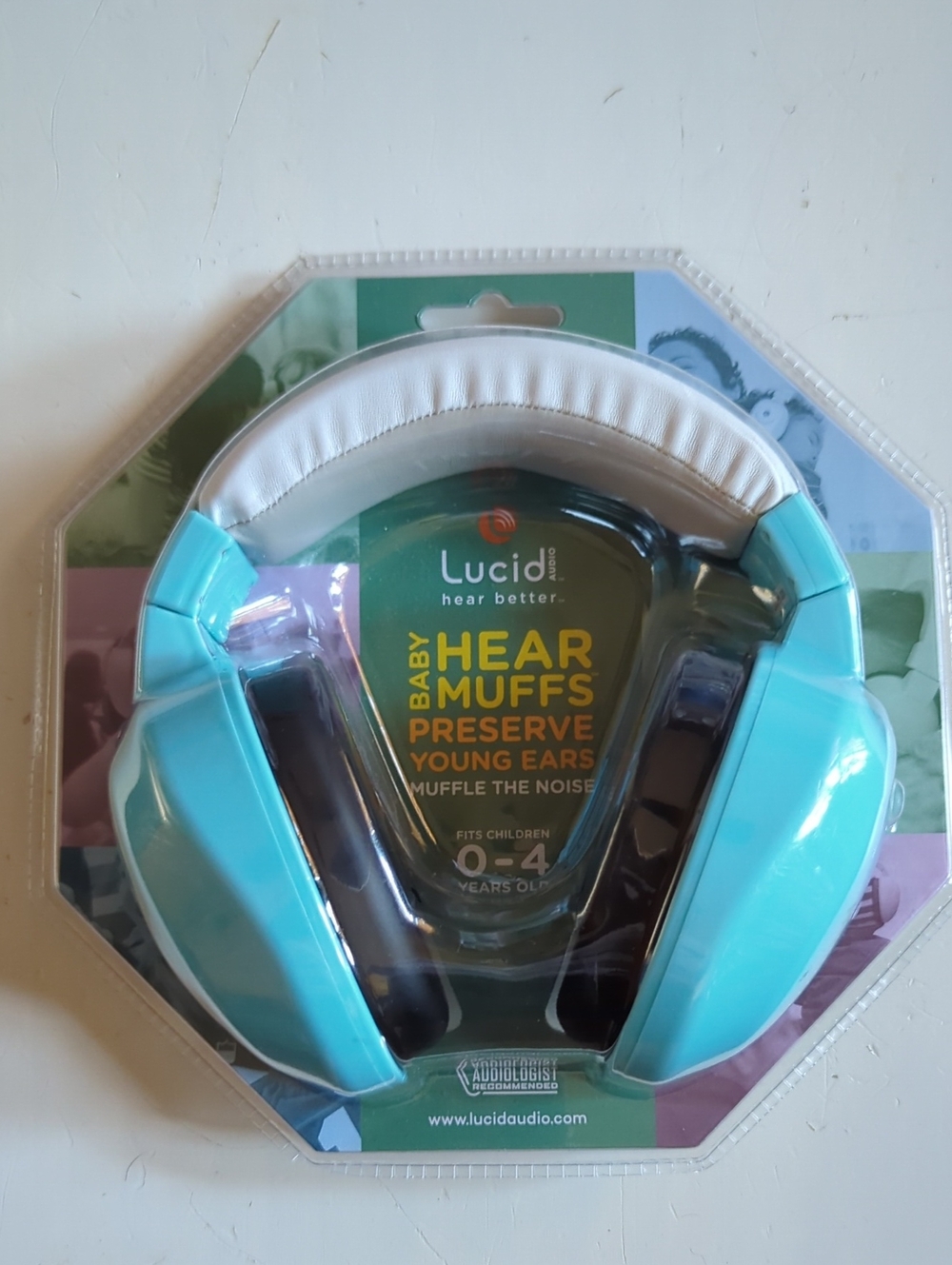 New Lucid Baby Hear Muffs Blue Noise-Reducing Over-Ear Sensory Headphones